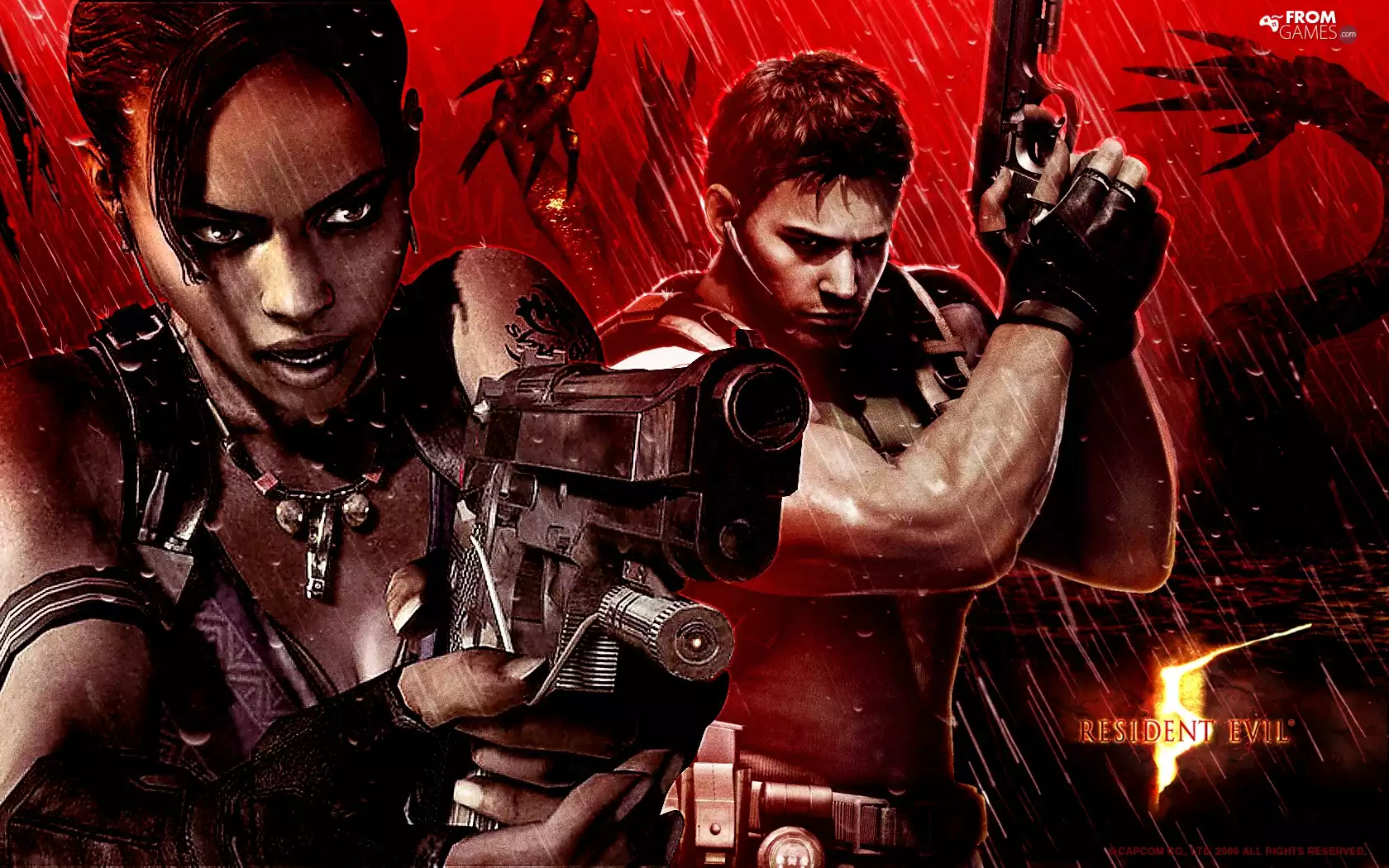 Weapons, Resident Evil 5, Characters