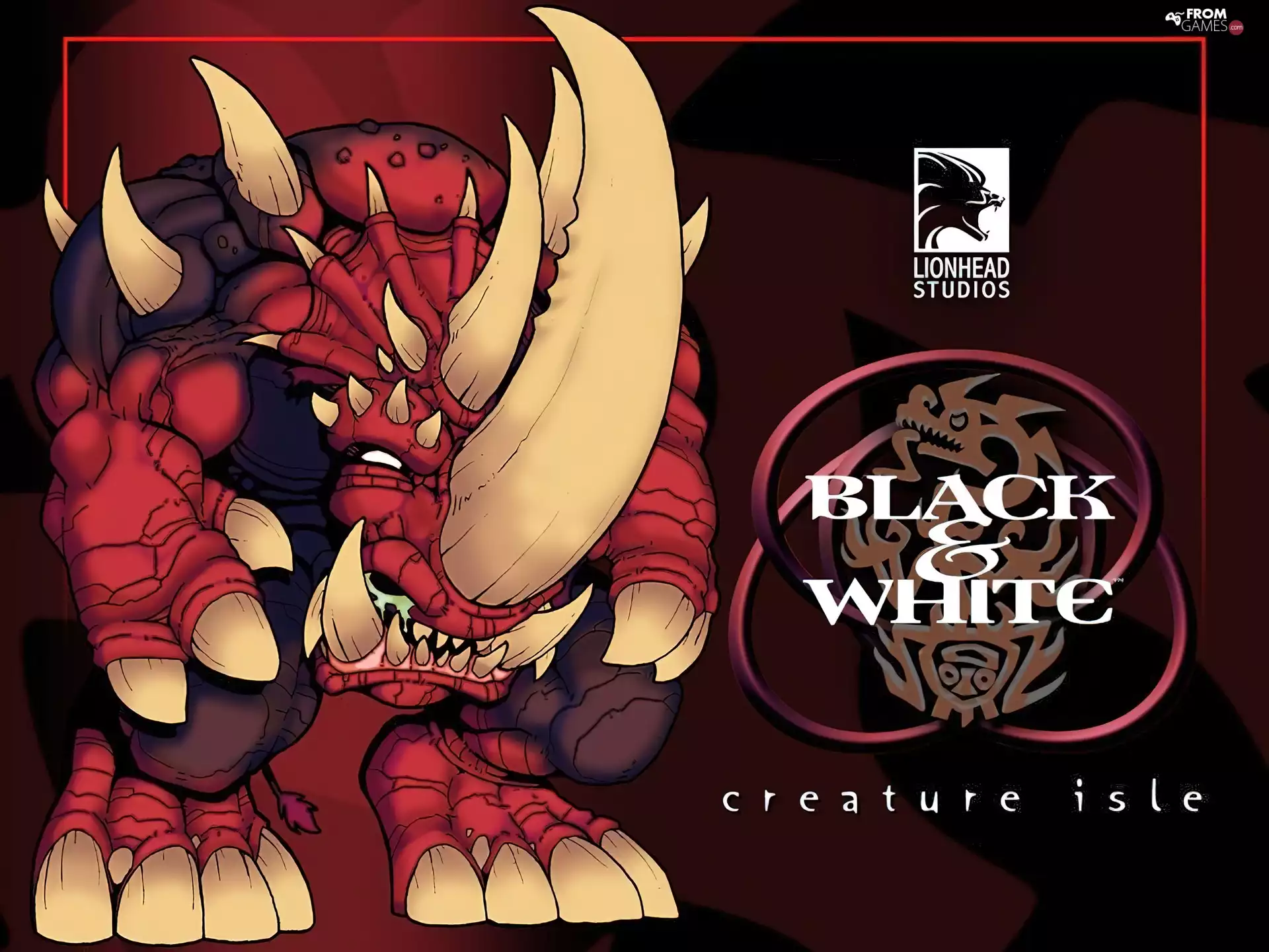 logo, Creature Isle, Rhino