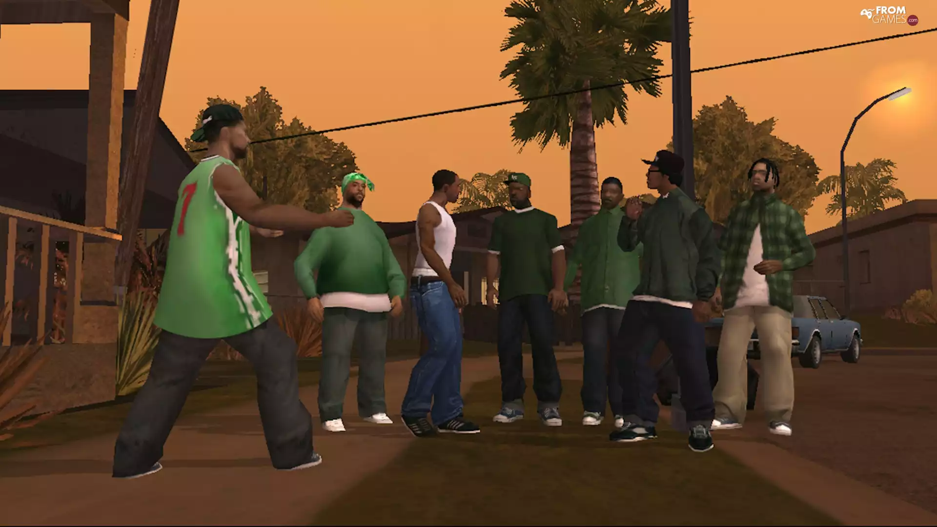 GTA SA, Gangsters, CJ, Housing