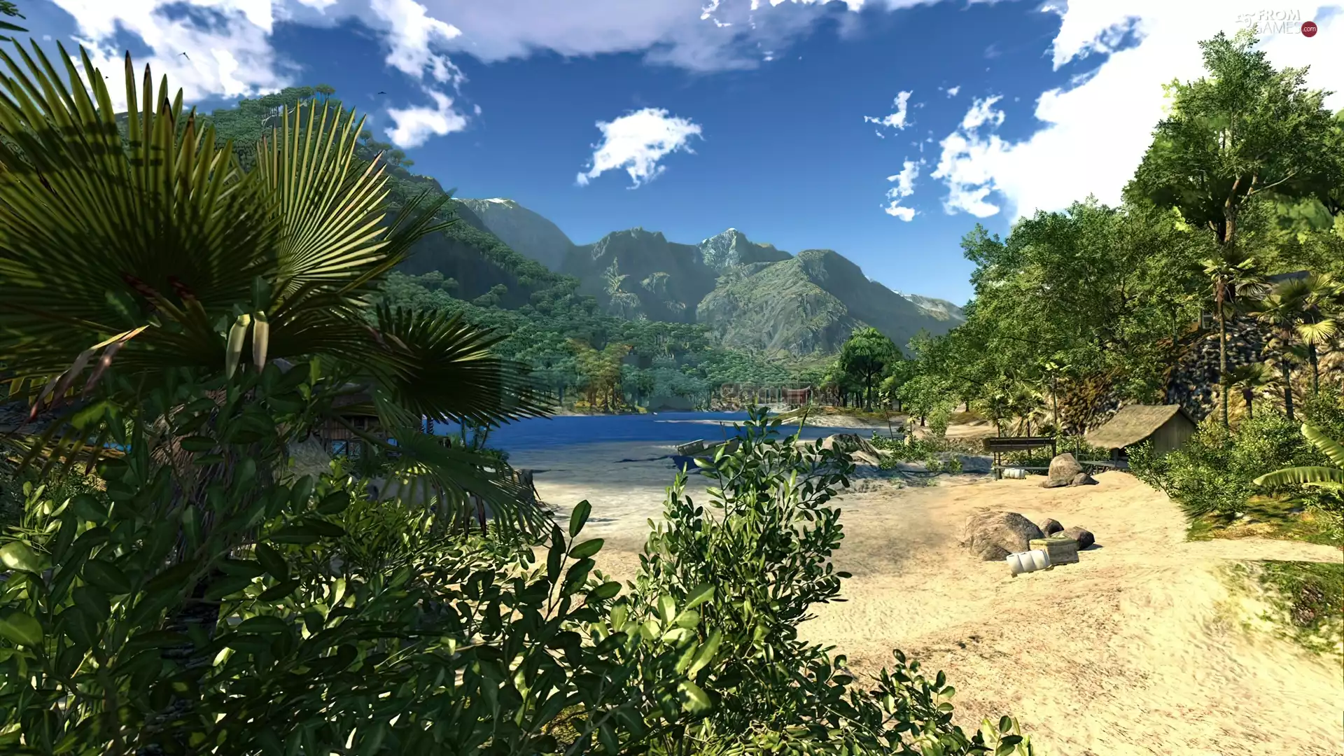 Just Cause 2, scenery