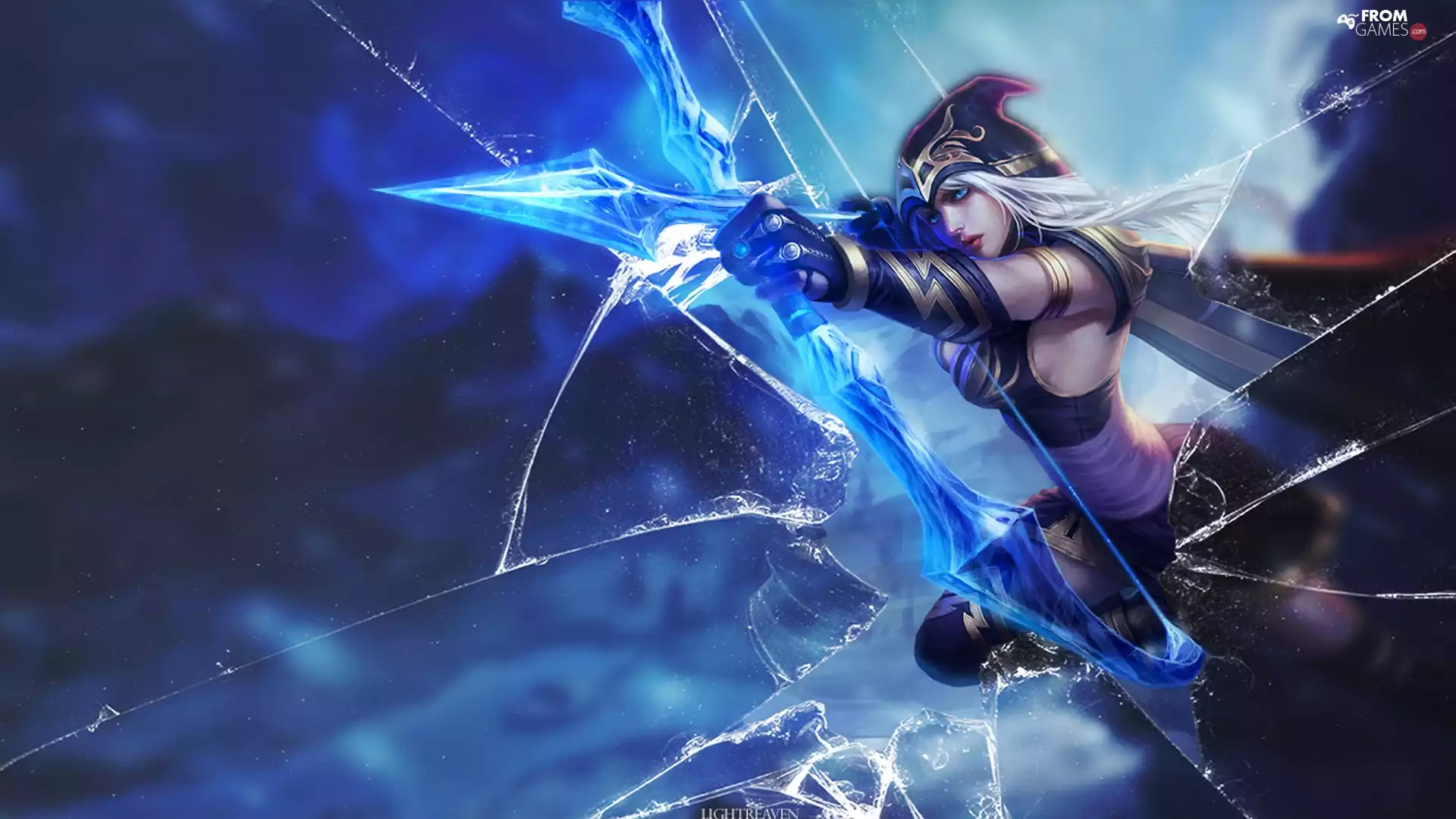 Of, Ashe, Cracked, screen, Legends, League