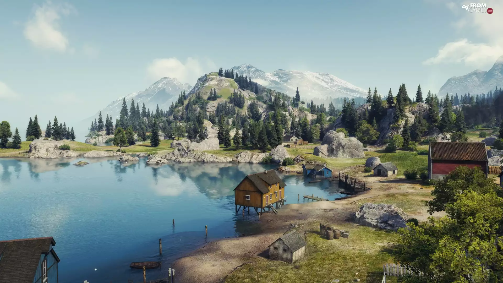 Serene Coast, Quiet Shore, World Of Tanks, Map, game