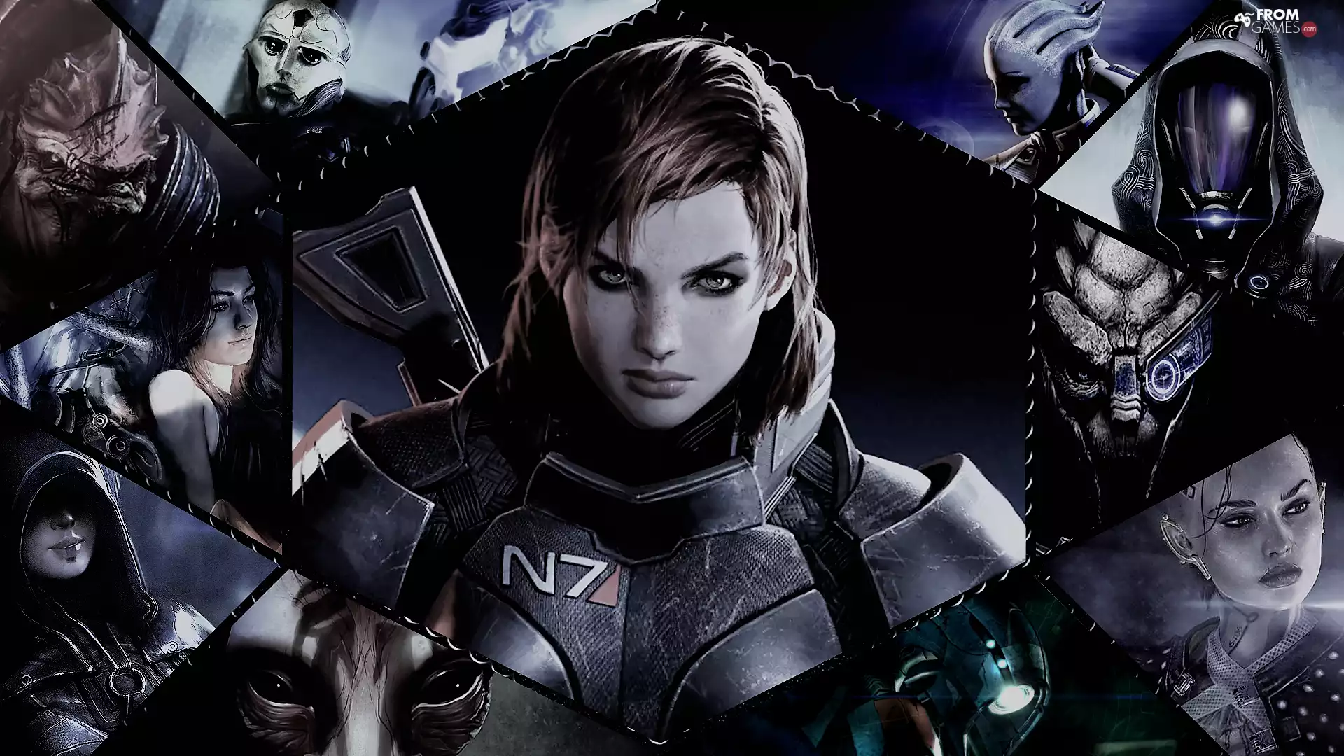 Garrus Vakarian, Liara TSoni, Thane Krios, Characters, Mordin Solus, Miranda Lawson, Mass Effect, Kasumi Goto, Commander Shepard, Trilogy, Jax, Urdnot Wrex, Tali Zorah