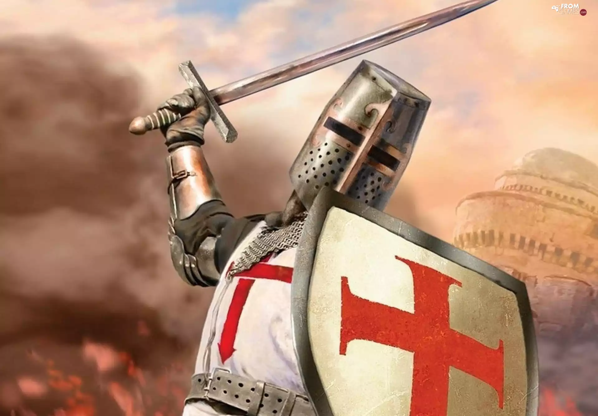 Shield, Knight, sword