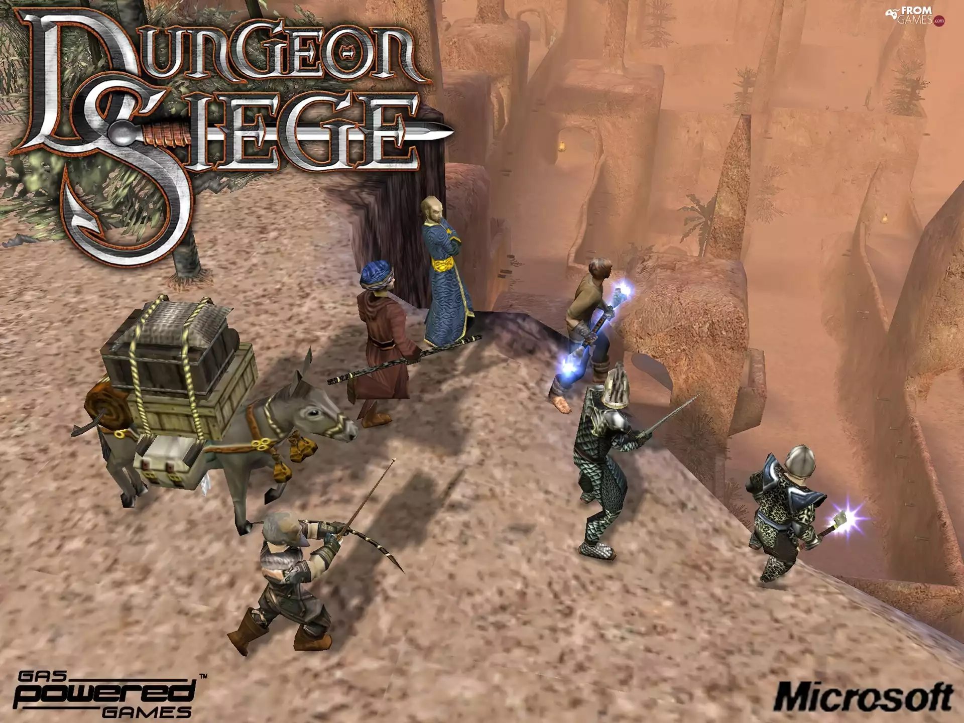 Dungeon Siege, colony, donkey, Characters