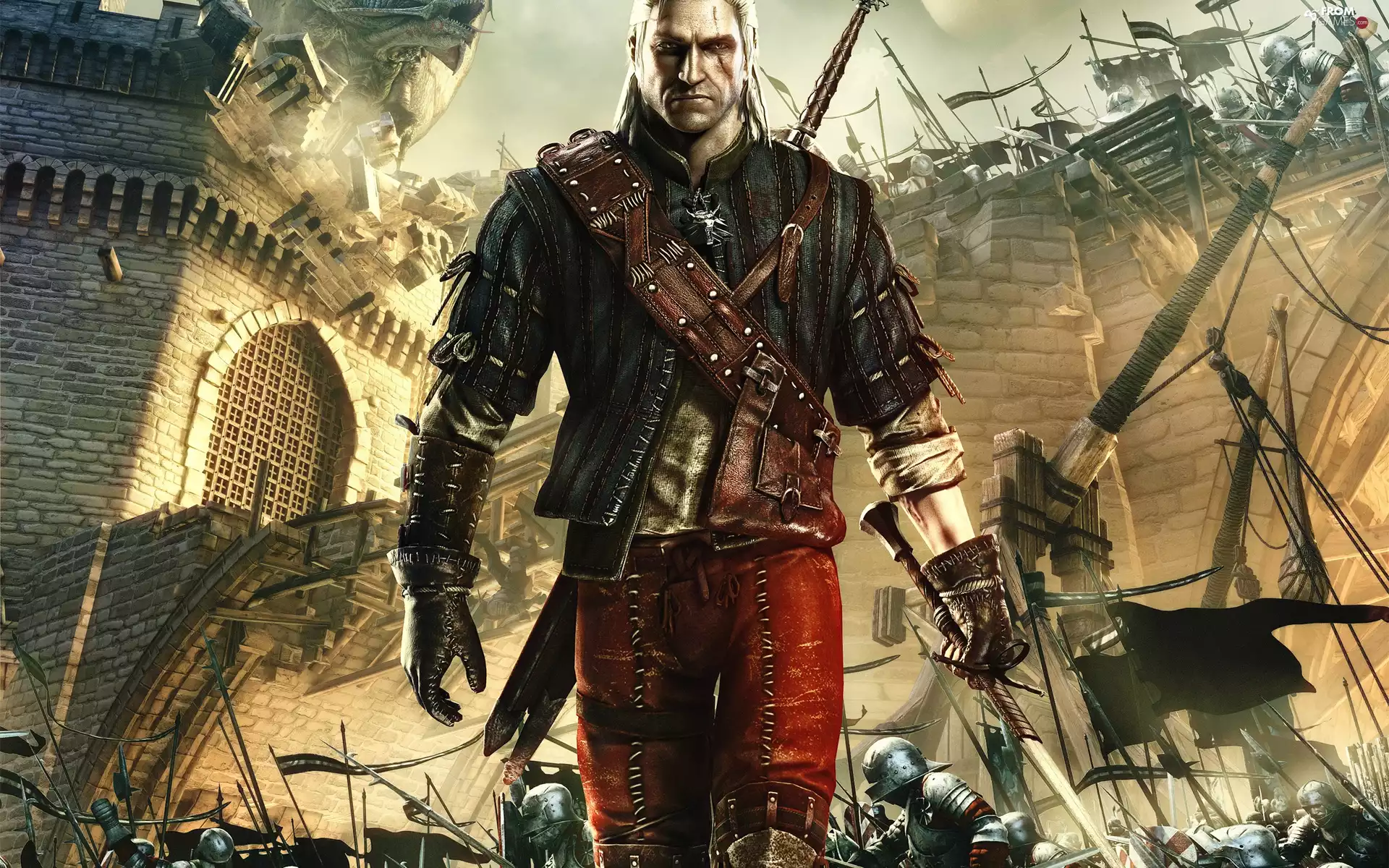 Fight, The Witcher, siege