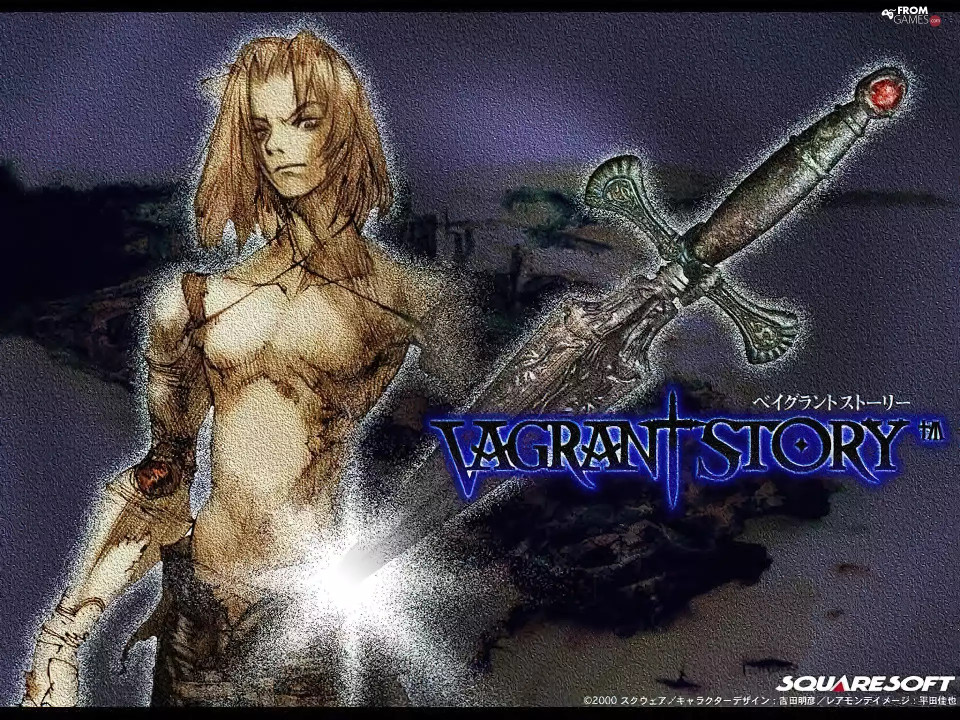 Vagrant Story, sword, fantasy, Women