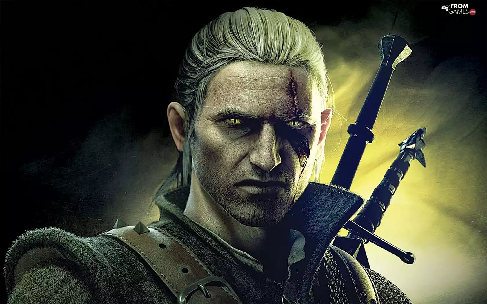 game, a man, sword, The Witcher