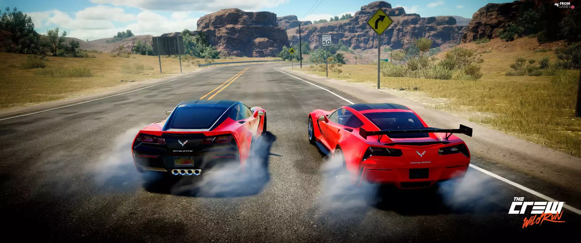 game, Way, cars, The Crew Wild Run