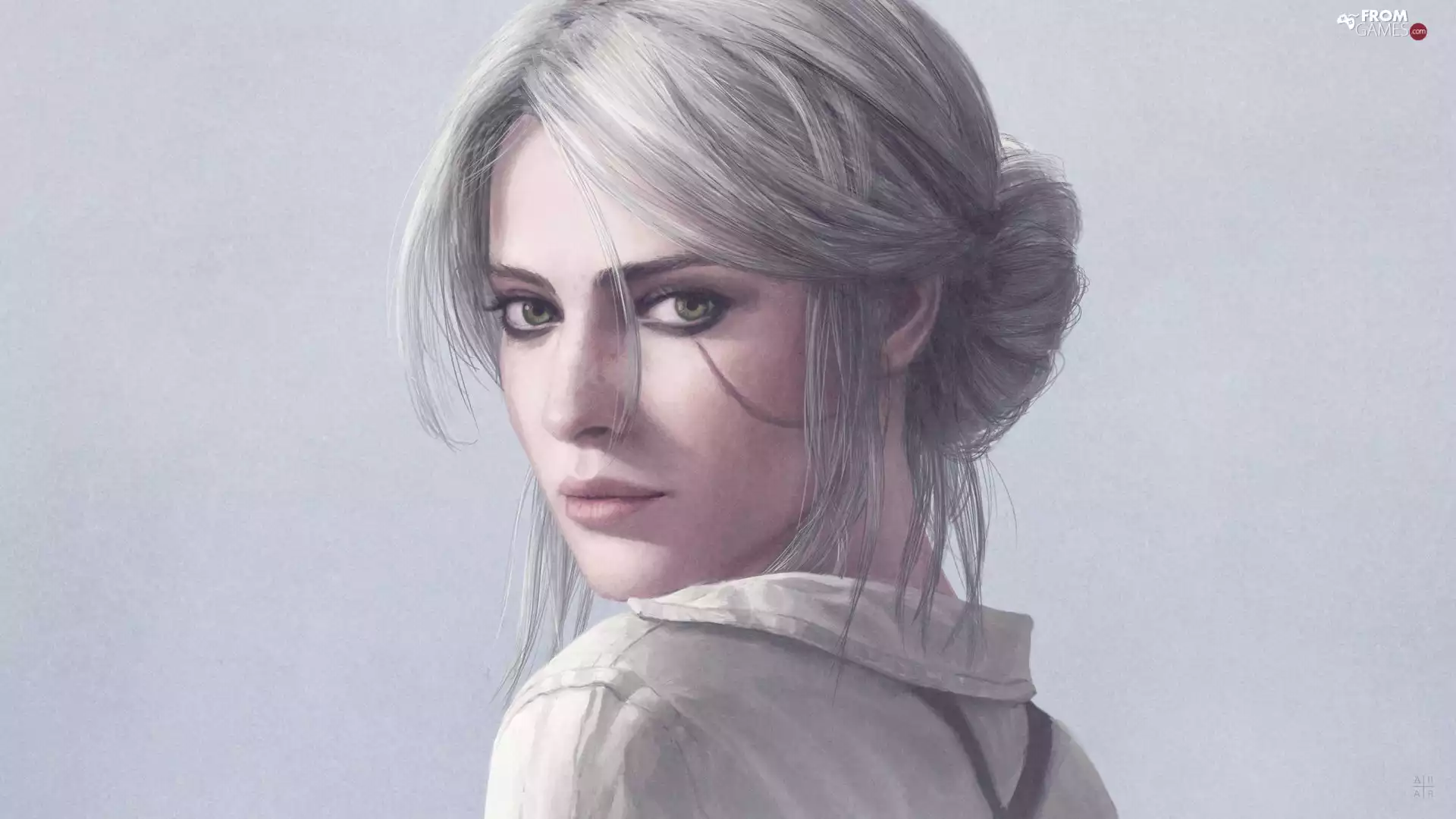 The Witcher 3: Wild Hunt, Women, face, Fairy Ciri