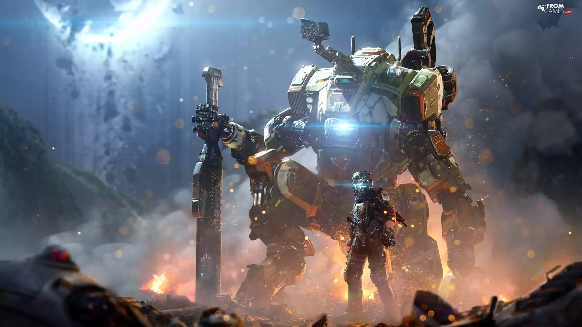 Titan Mech, soldier, Titanfall, Robot, game