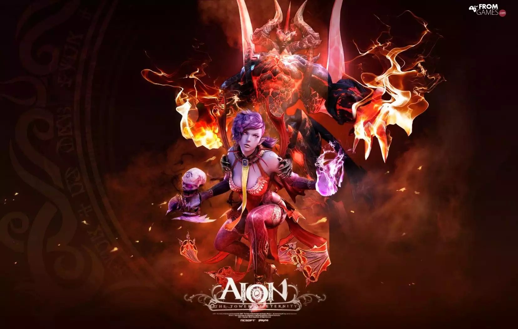 Flames, Aion The Tower Of Eternity, Women