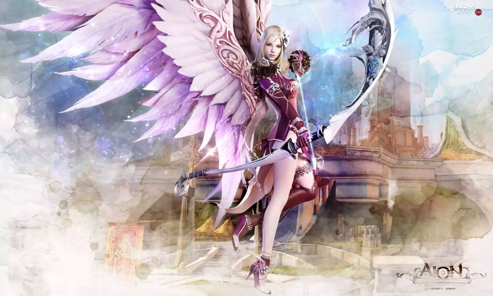 sword, Aion The Tower Of Eternity, Women