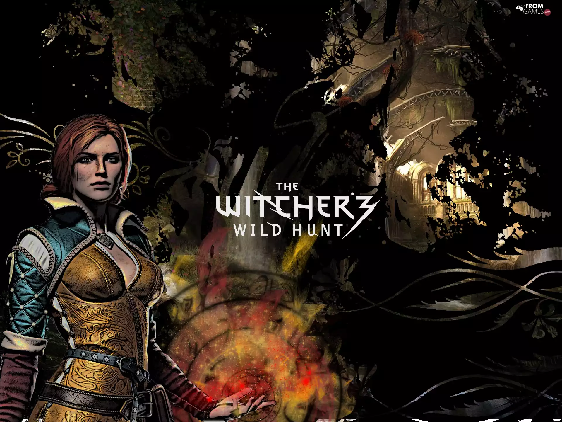 Triss, Witcher, magic, Witcher 3, The Witcher, Merigold, sorceress