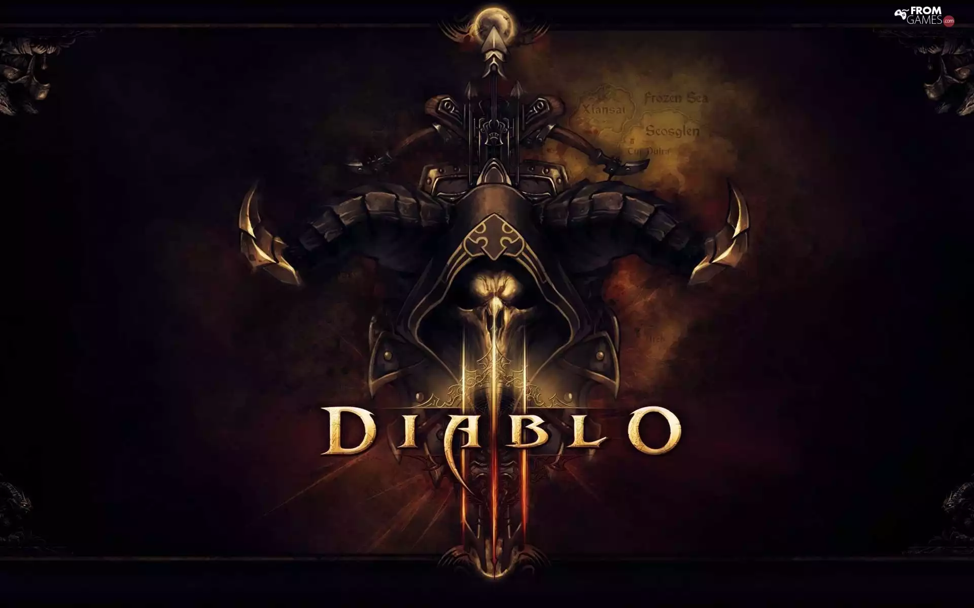 skull, Diablo 3, wan