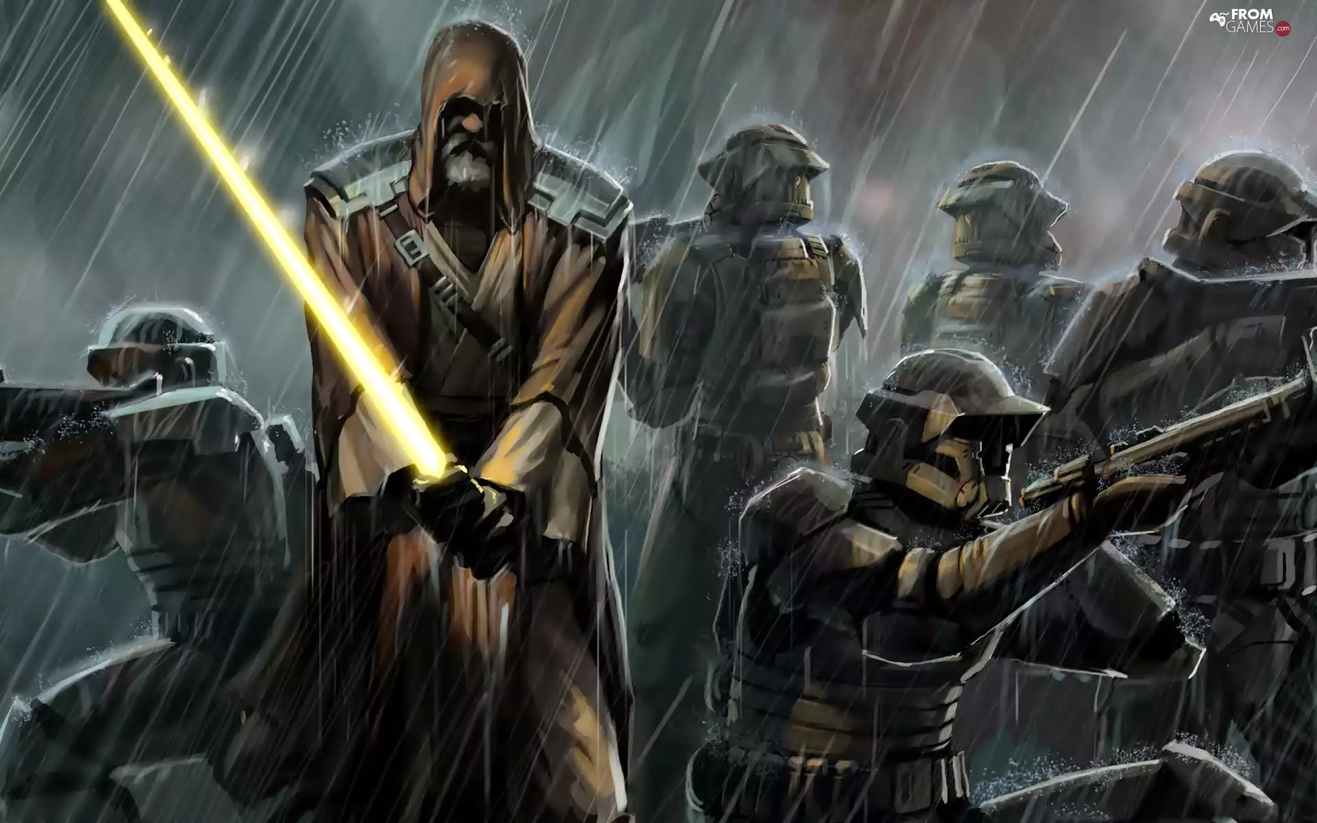 Characters, game, Star Wars