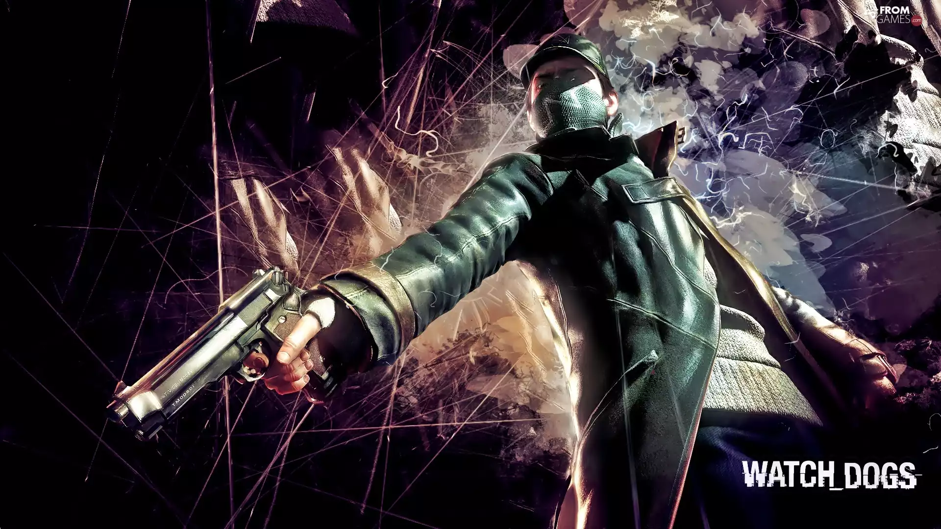 Gun, Watch Dogs, a man