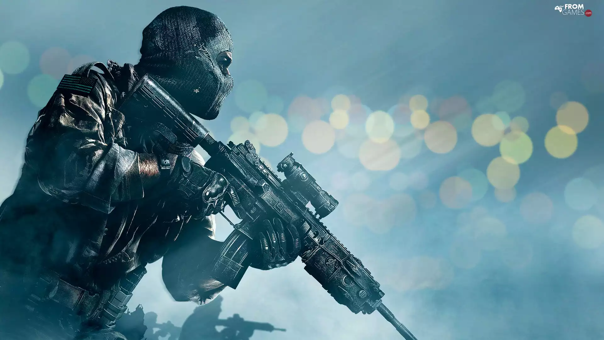 Call of Duty, Weapons, Mask, Ghosts