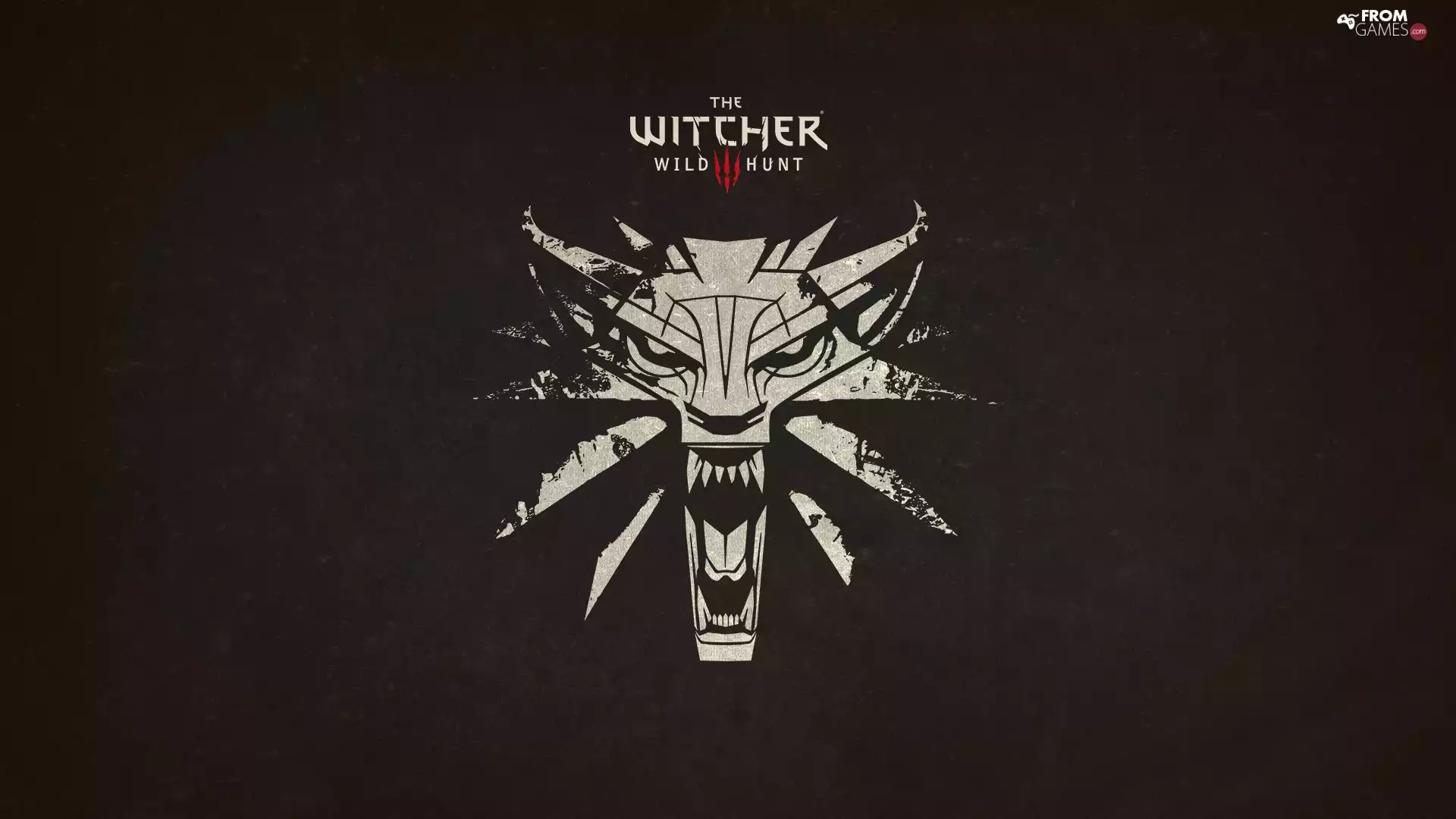 The Witcher 3 Wild Hunt, Black and white, game, Sign of the Wolf