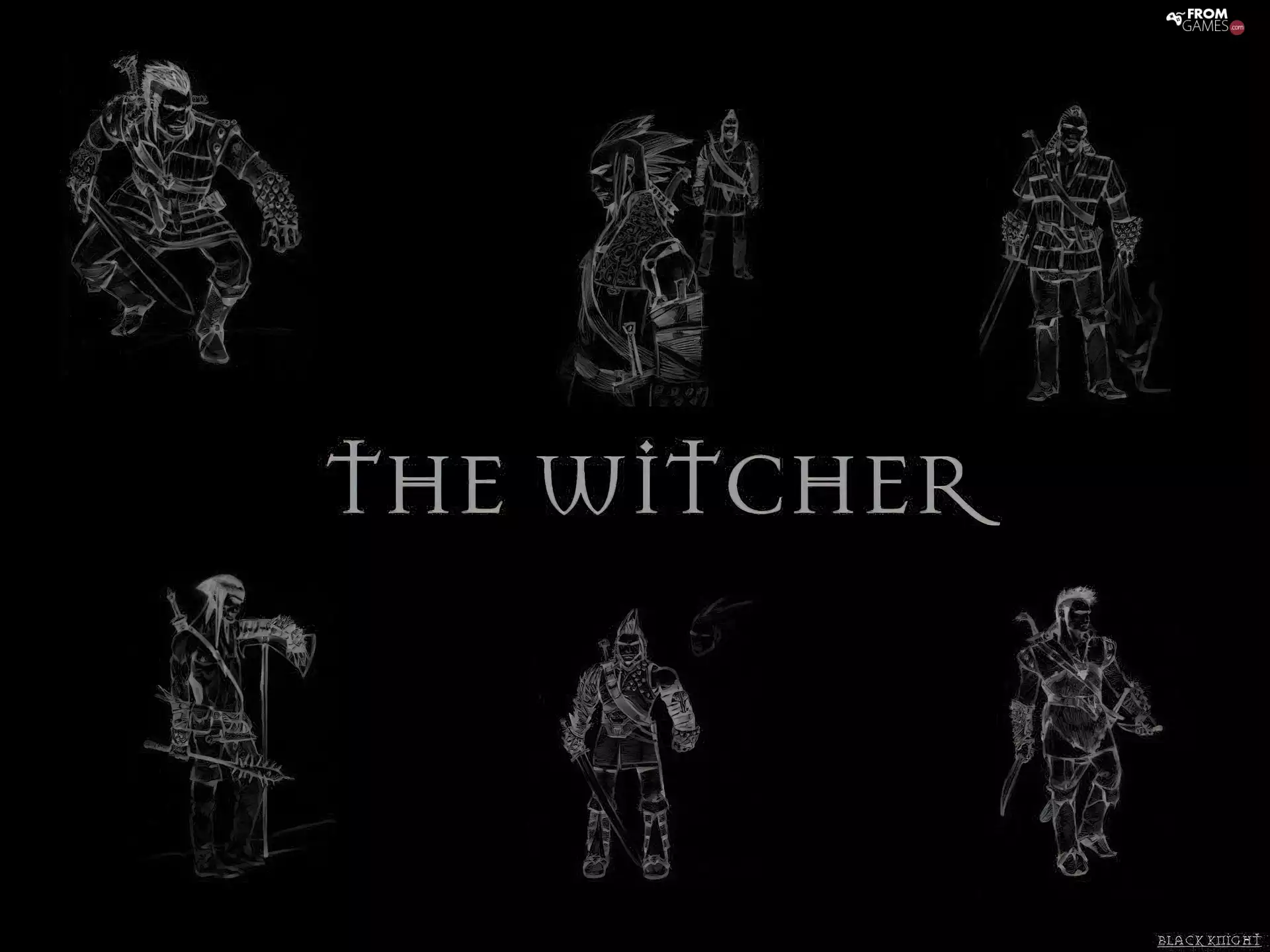 the witcher, fighter, sword, Draft
