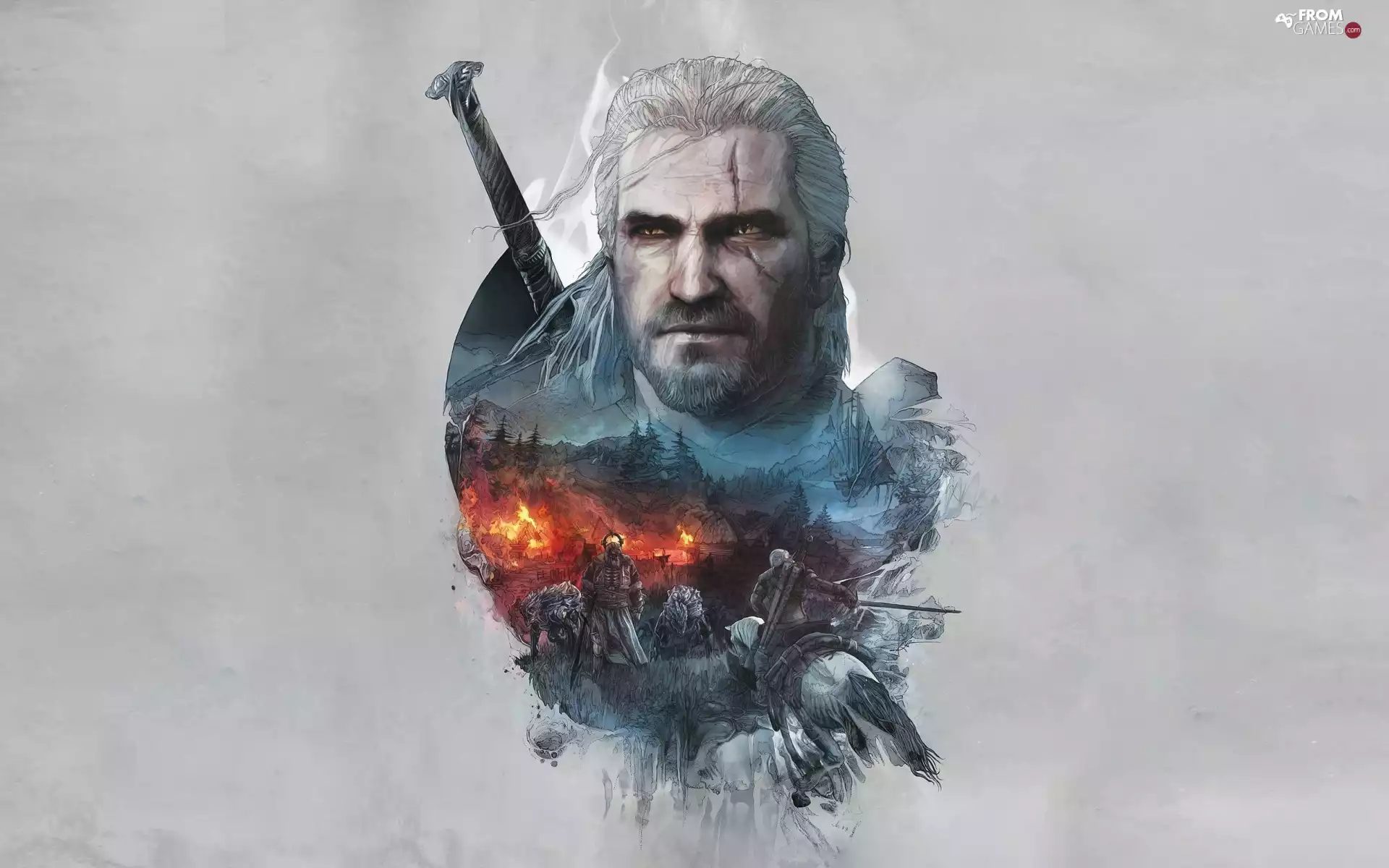fighter, Geralt, The Witcher 3: Wild Hunt