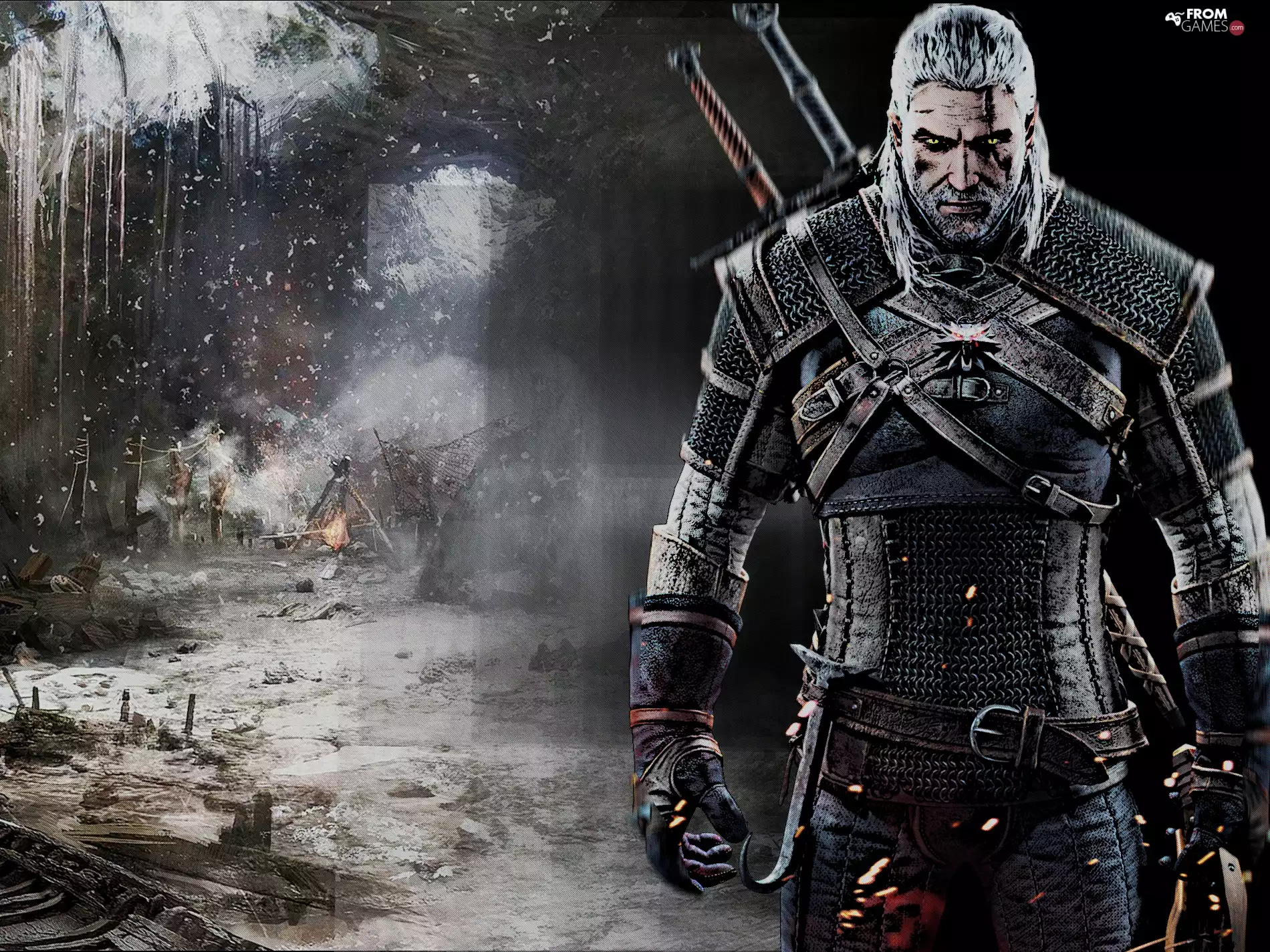 Witcher, The Witcher, game, fantastic, Geralt, the witcher