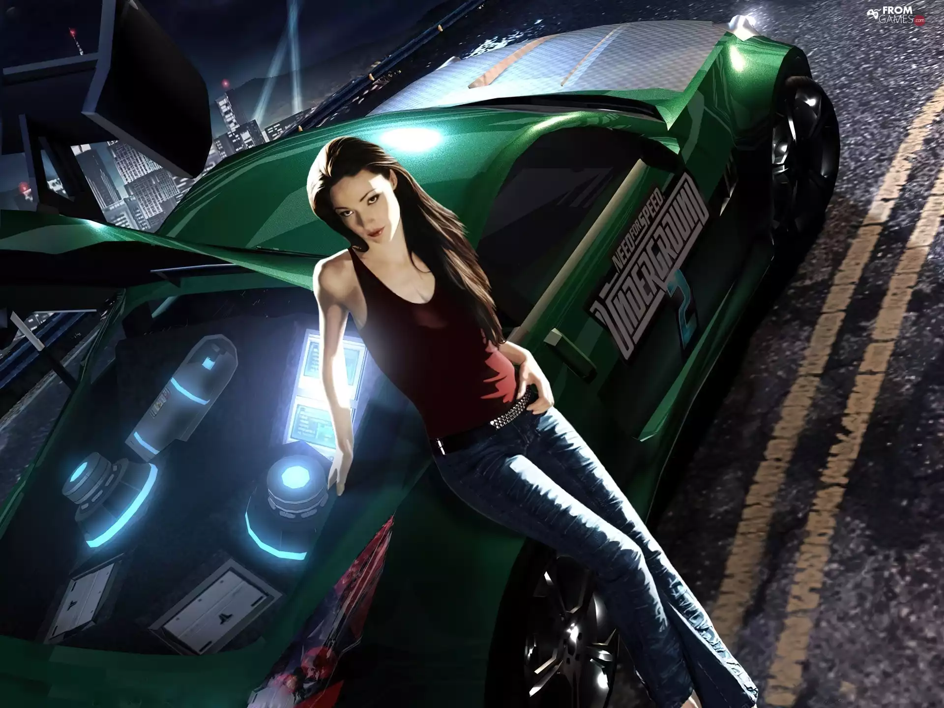 Women, Green, Automobile