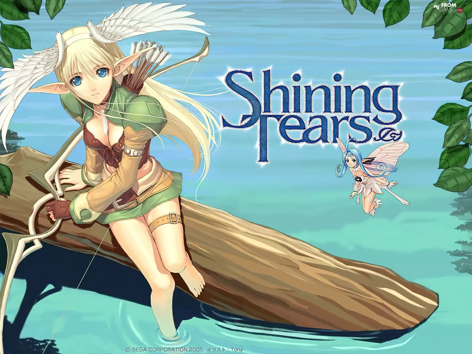 elf, Arrow, form, Women, Shining Tears