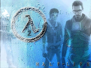 Women, logo, form, a man, Half Life 2