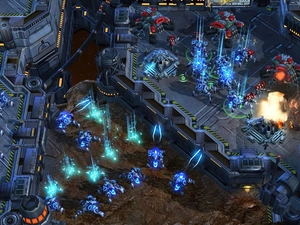 Starcraft 2, works, laser, Town