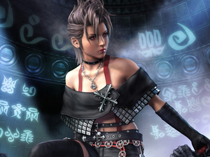 Final Fantasy X-2, leathery, costume, Women