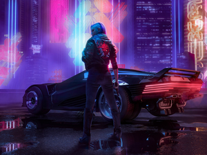 Automobile, Weapons, Cyberpunk 2077, Women, game