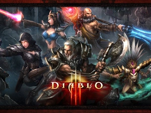 Diablo 3, DBZ, 3D, Games, warriors, graphics, 2D