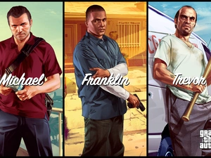 GTA 5, Franklin, Trevor, Michael