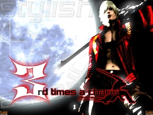 Devil May Cry, a man, sword, form