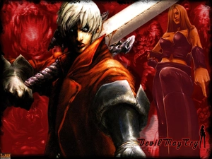 Devil May Cry, a man, sword, form