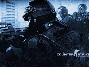 Counter Strike GO, blue