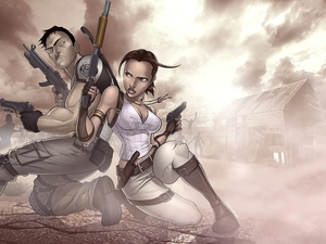 Resident Evil 5, Caricatures