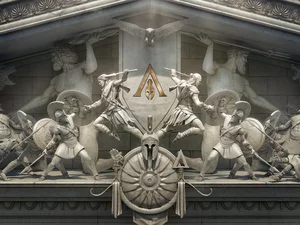 Kassandra, Alexios, fighting, Characters, Assassins Creed Odyssey