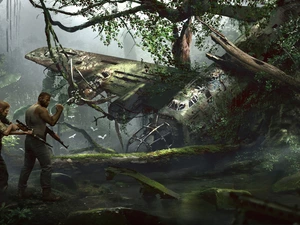 broken, game, jungle, Characters, plane, Mafia 3