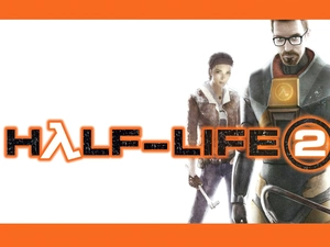 logo, Half Life 2, Women, a man, Characters