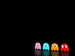 creatures, pac-man, color