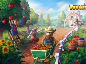 game, Animation, Farmerama, Computer