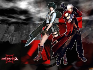 a man, Weapons, Characters, Women, Devil May Cry