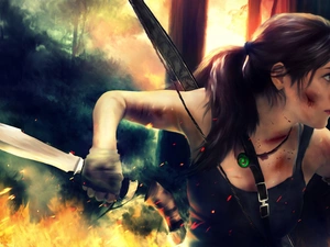 Lara Croft, Women, dagger