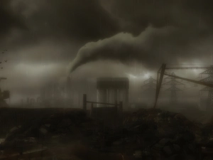 scenery, Heavy Rain, Dark