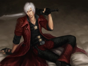 game, Dante, sword, Devil May Cry