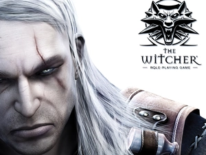 the witcher, amulet, face, a man