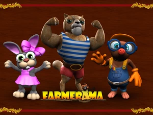 Athlete, guinea pig, Farmerama, Rabbit, game