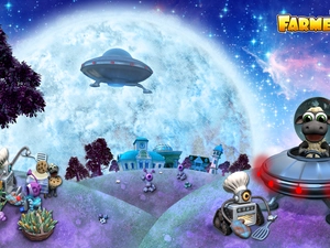 game, ufo, sheep, Farmerama